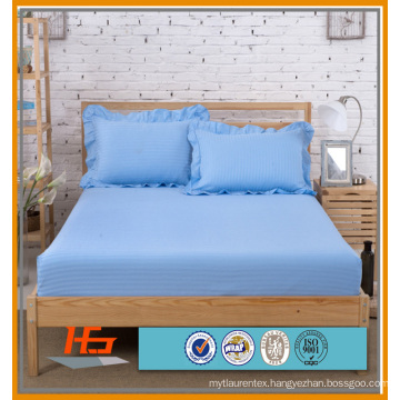 Used Hotel Disposable Fitted Bed Sheets With Solid Color